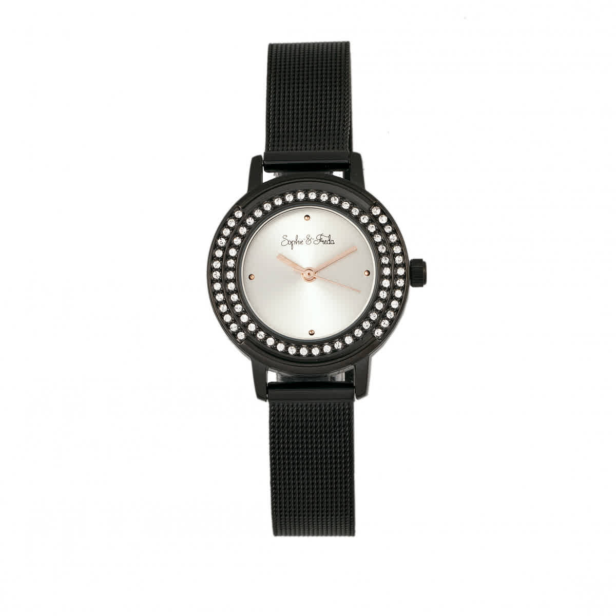 Sophie And Freda Cambridge Crystal Silver Dial Ladies Watch SF4103