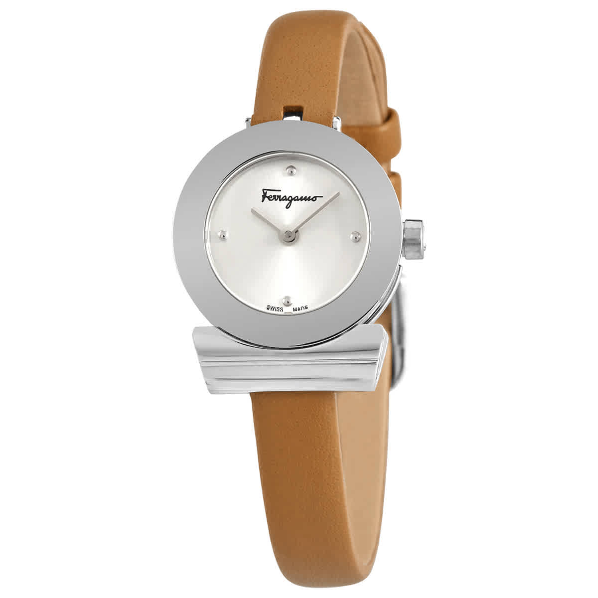 Salvatore Ferragamo Quartz Silver Dial Ladies Watch F43010017 349$