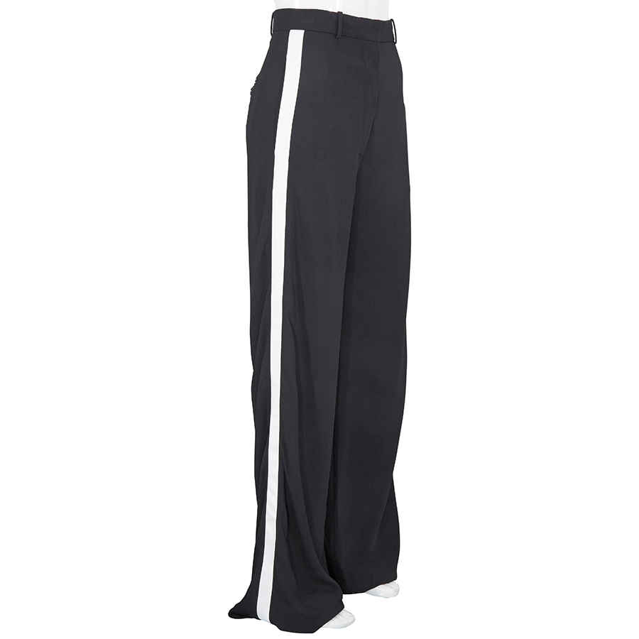 Burberry Ladies Black Highwaist Wide Leg Trouser, Brand Size 4 (us Size 2)  | ModeSens