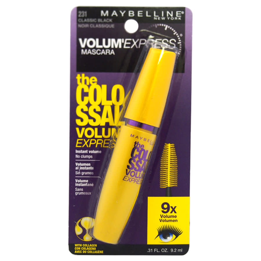 The Colossal Volum Express Mascara - 231 Classic Black by Maybelline for Women - 031 oz Mascara 10$