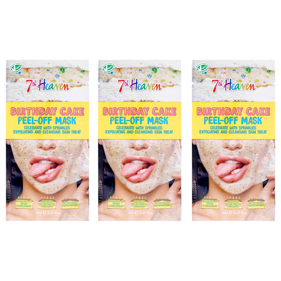 7th Heaven Ladies Birthday Cake Peel-Off Exfoliating Skincare Skin Care 083800064069