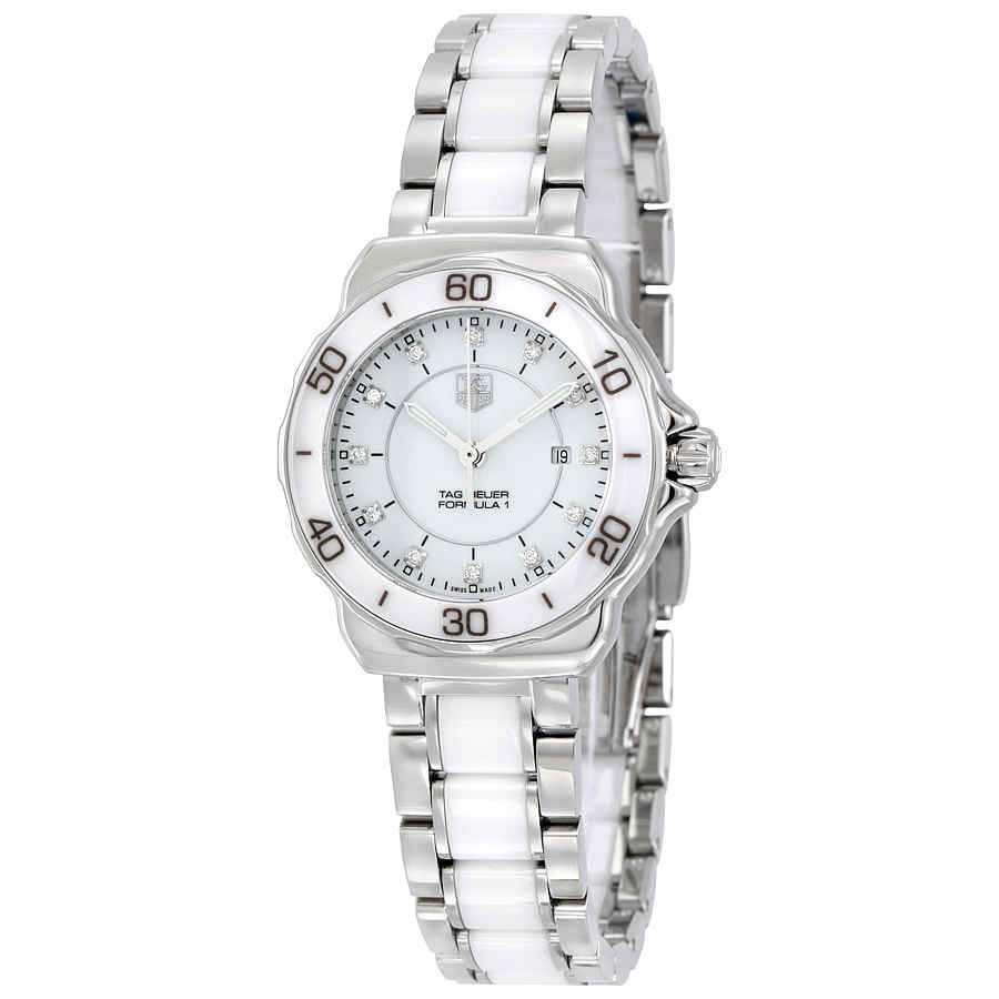 tag heuer white ceramic ladies watch