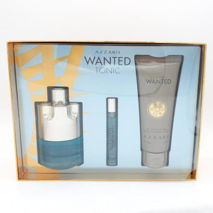 Azzaro Mens Wanted Tonic Gift Set Fragrances 3351500019205 55$