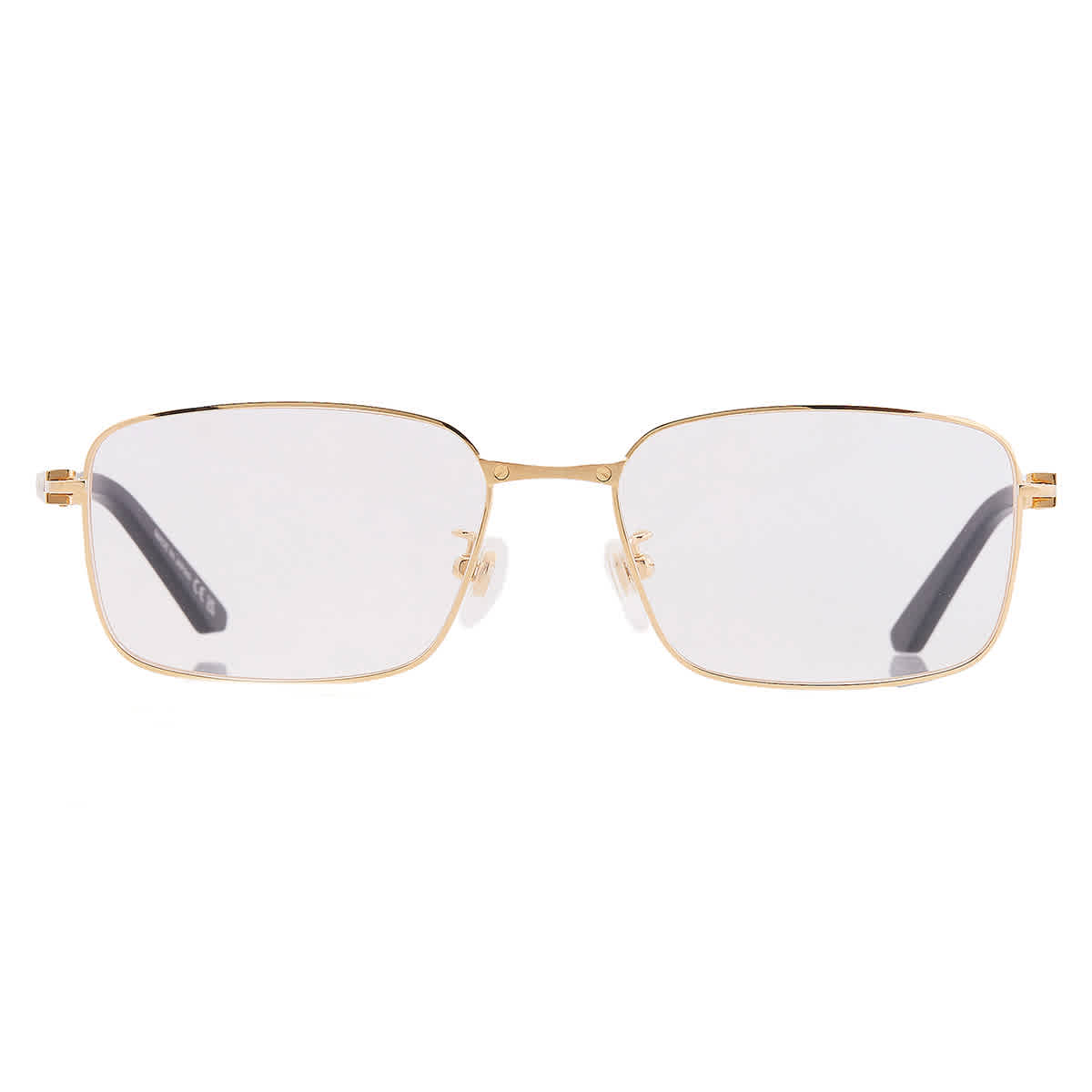 Cartier Santos de Cartier Demo Rectangular Mens Eyeglasses CT0555OA 001 55 1100$