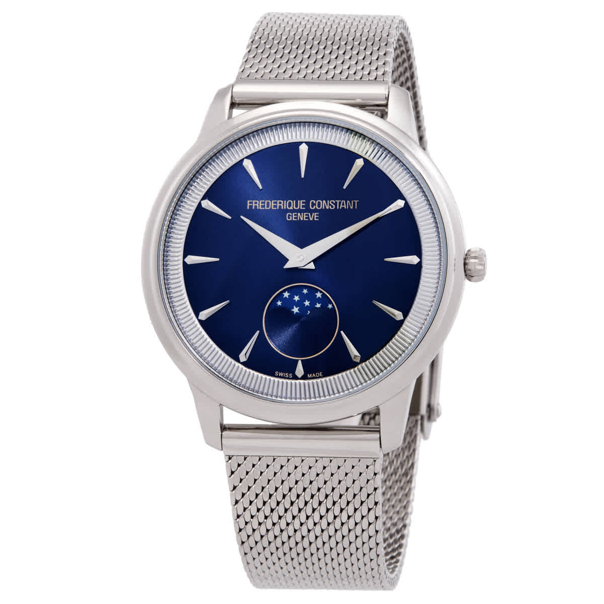Frederique Constant Classics Moneta Moonphase Quartz Watch FC-206N3S6B 1053$