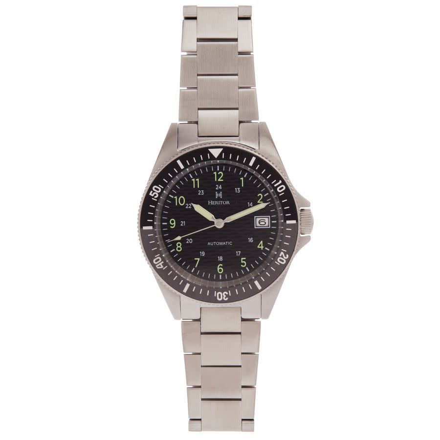 Heritor Calder Black Dial Mens Watch HERHS2801