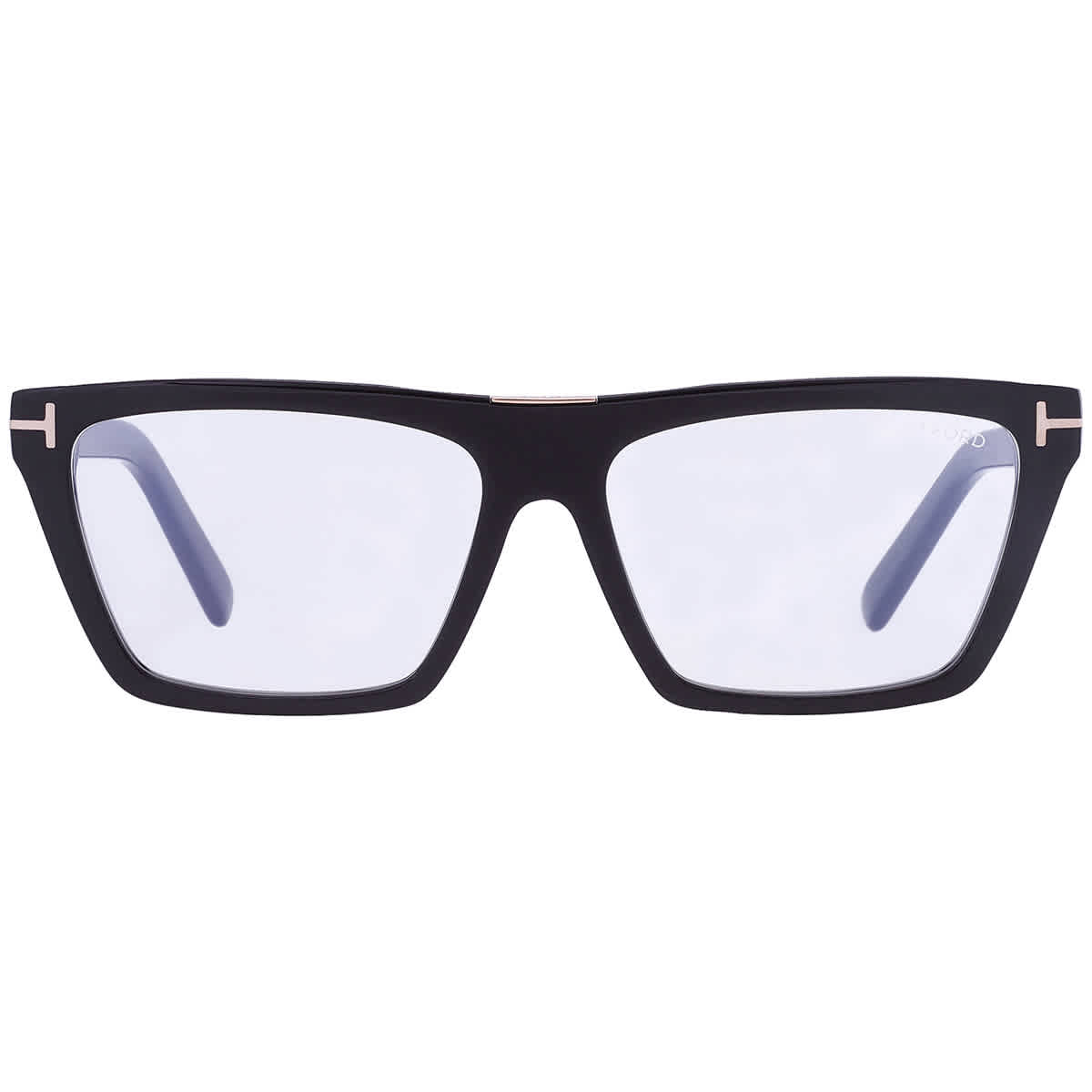 Tom Ford Blue Light Block Square Ladies Eyeglasses FT5912-B 001 57 170$
