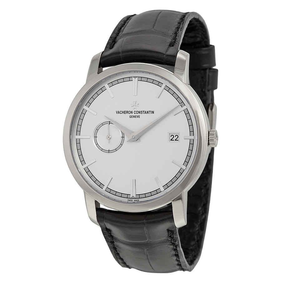 Vacheron Constantin Traditionelle Automatic Silver Dial Black Leather Mens Watch 87172000G-9301 24800$
