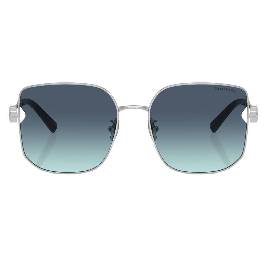 Tiffany & Co. TF3105D Asian Fit 60019S Women’s Sunglasses Silver Size 58