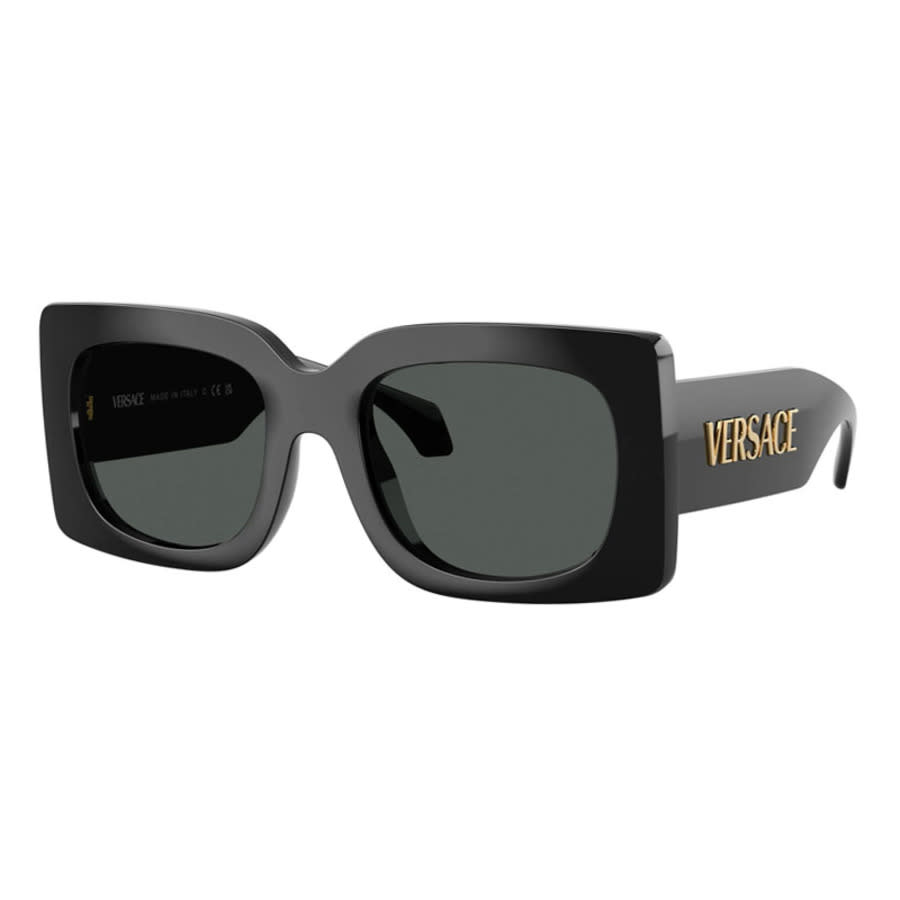 Versace Woman Sunglass VE4496U -  Frame color: Black, Lens color: Dark Grey