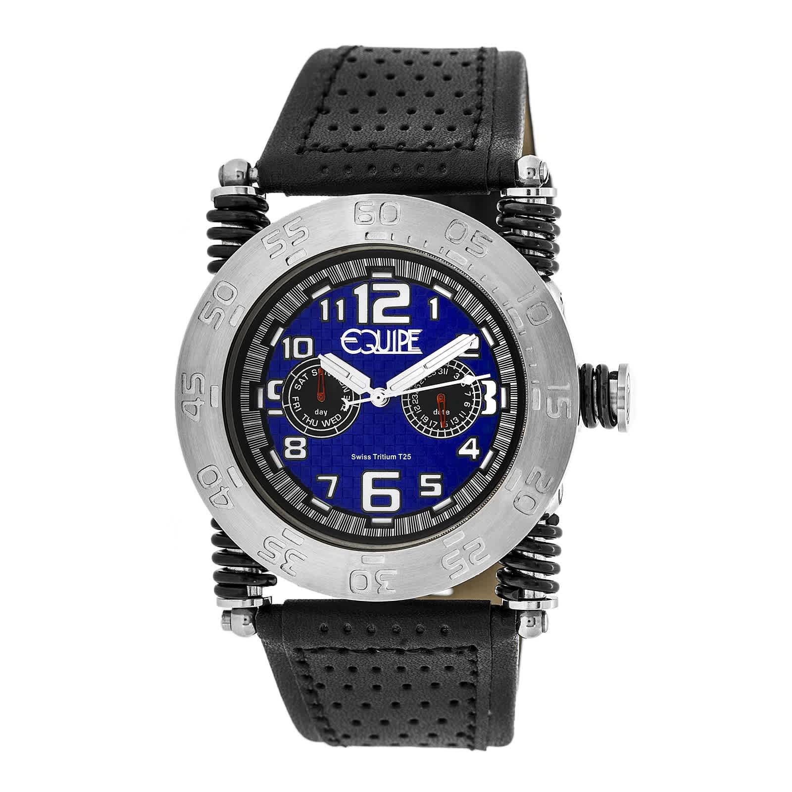 Equipe Tritium Coil Blue Dial Mens Watch ET107