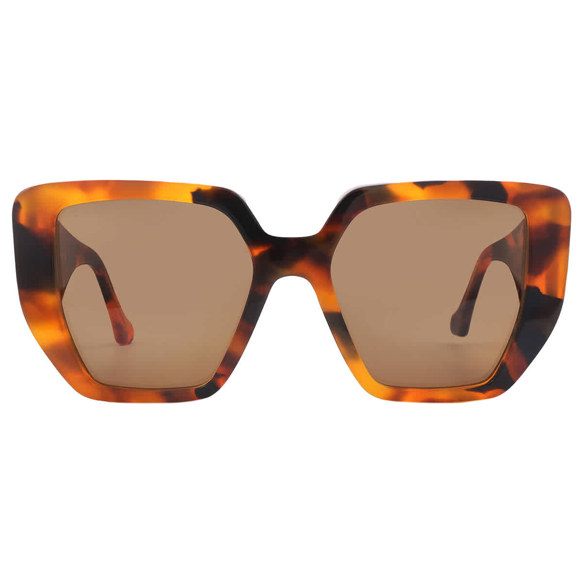 Gucci Brown Geometric Ladies Sunglasses GG0956S 007 54 GG0956S 007