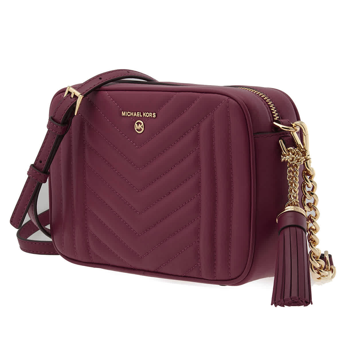 michael kors jet set crossbody purple