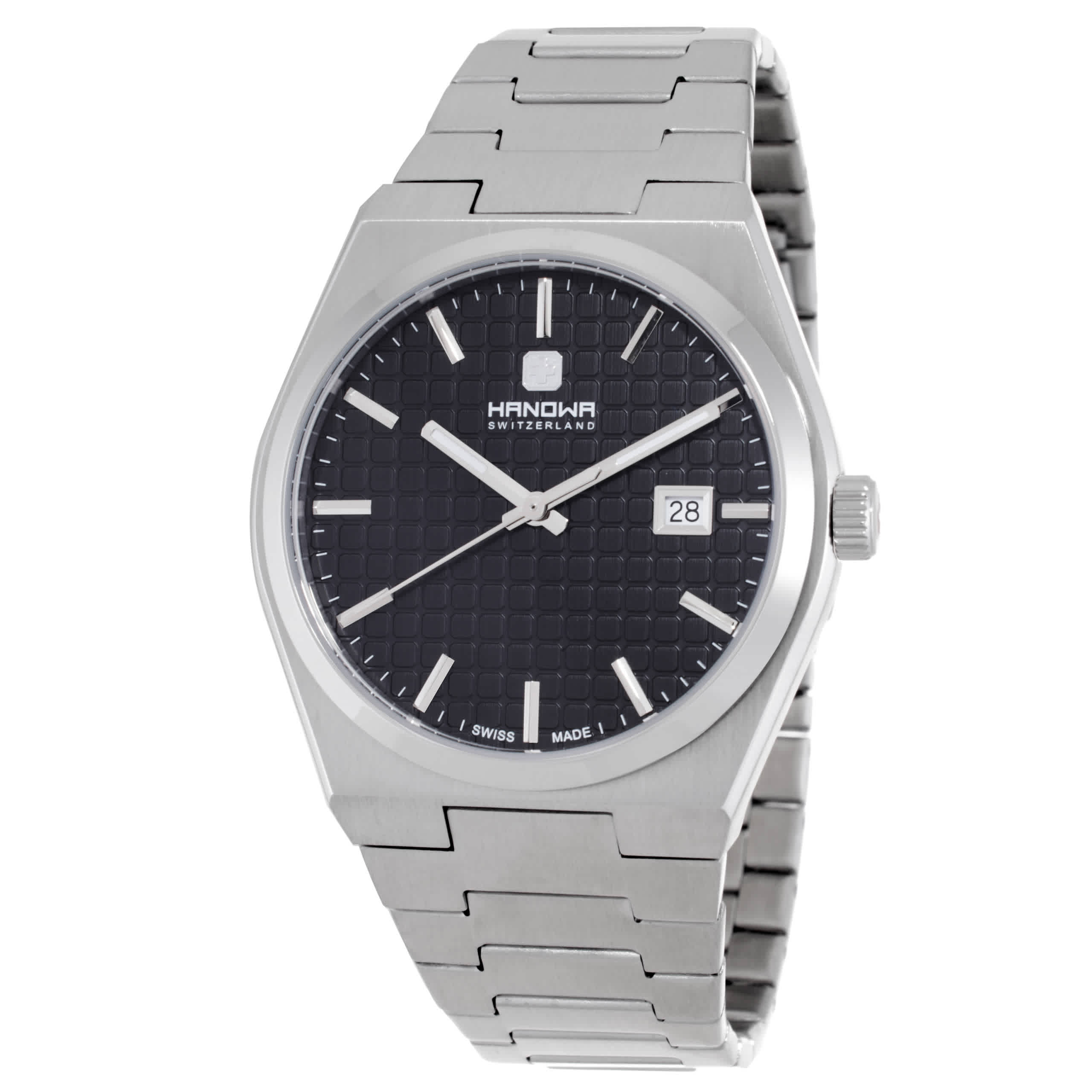 Hanowa Goms Quartz Black Dial Mens Watch HAWGH0002501