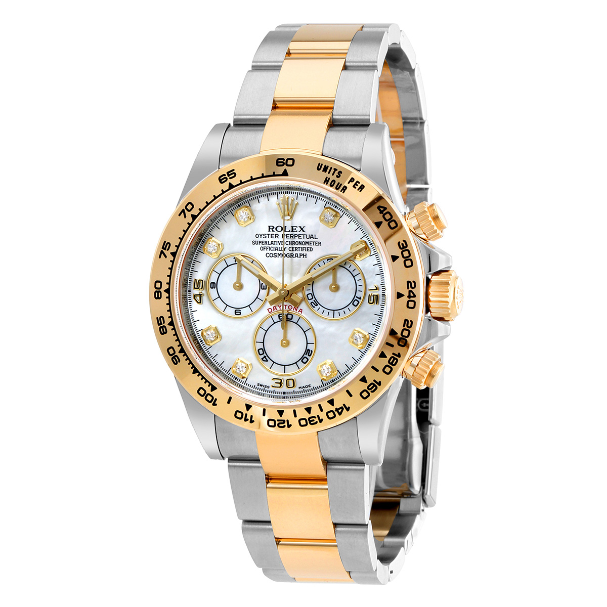 Preowned Rolex Cosmograph Daytona Chronograph Tachymeter Diamond Mother of Pearl Dial Mens Watch 116503MDO Preowned Rolex Cosmograph Daytona Chronograph Tachymeter Diamond Mother of Pearl Dial Mens Watch 116503MDO