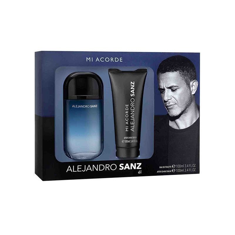 Alejandro Sanz Mens Mi Acorde Gift Set Fragrances 8436581940794