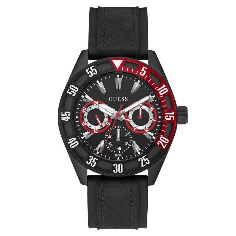 Guess Letterman Quartz Black Dial Mens Watch GW0903G2 115$