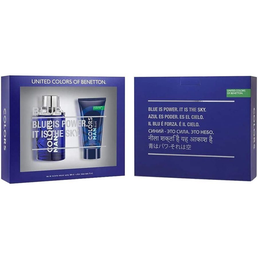 Benetton Color Blue 2-Piece Set 3.3oz Men