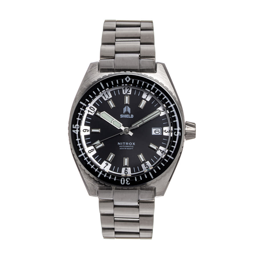 Shield Nitrox Automatic Black Dial Mens Watch SLDSH114-1 254$