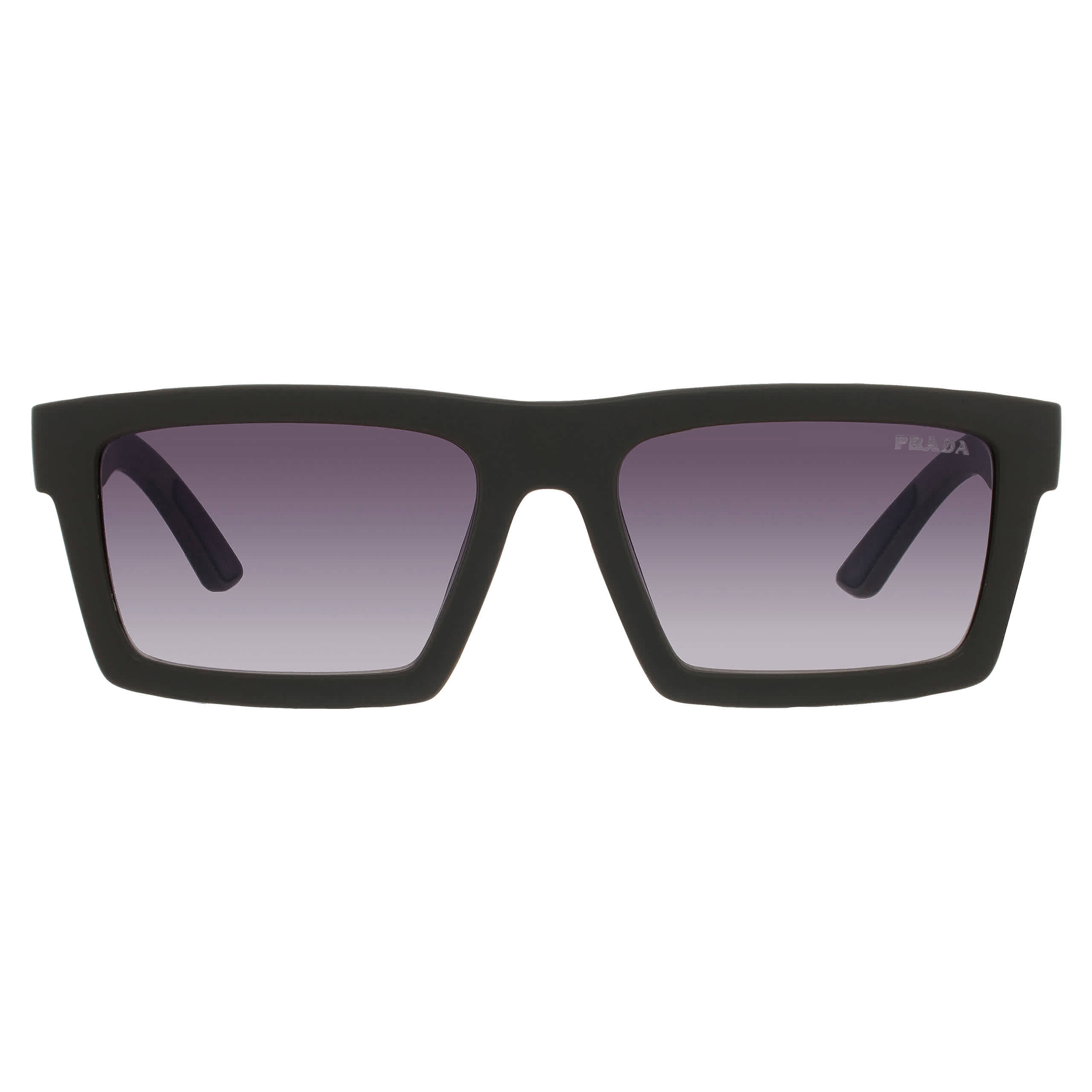Prada Linea Rossa Man Sunglass PS A07S - Frame color: Matte Green/Black Rubber, Lens color: Grey Gradient