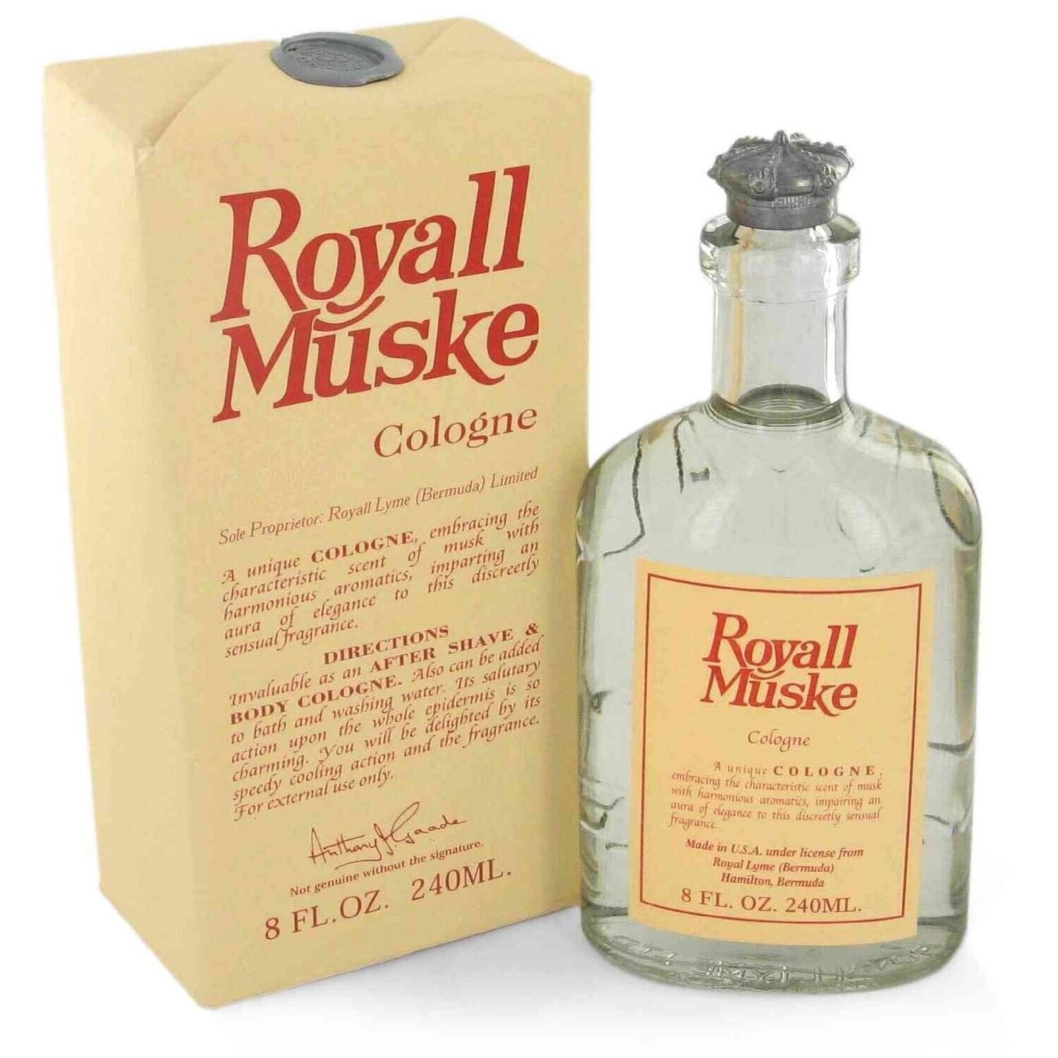 Royall Muske Royall Fragrances All Purpose Cologne 80 oz m 44$