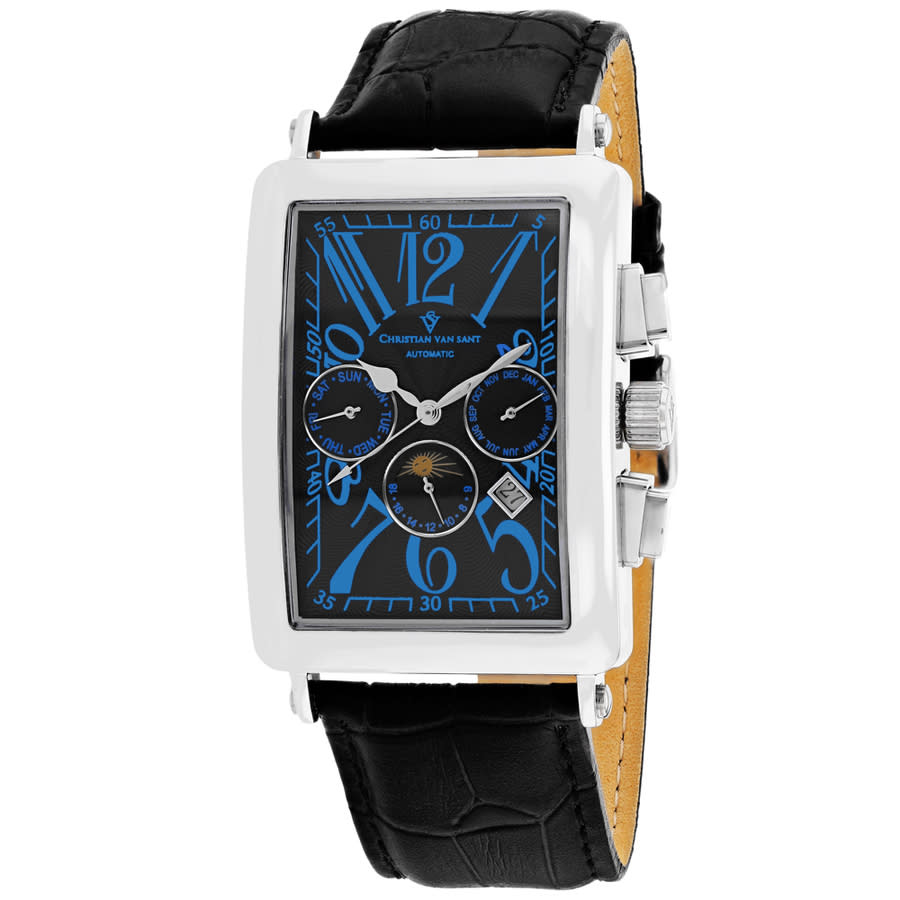 Christian Van Sant Prodigy Automatic Black Dial Mens Watch CV9135 698$