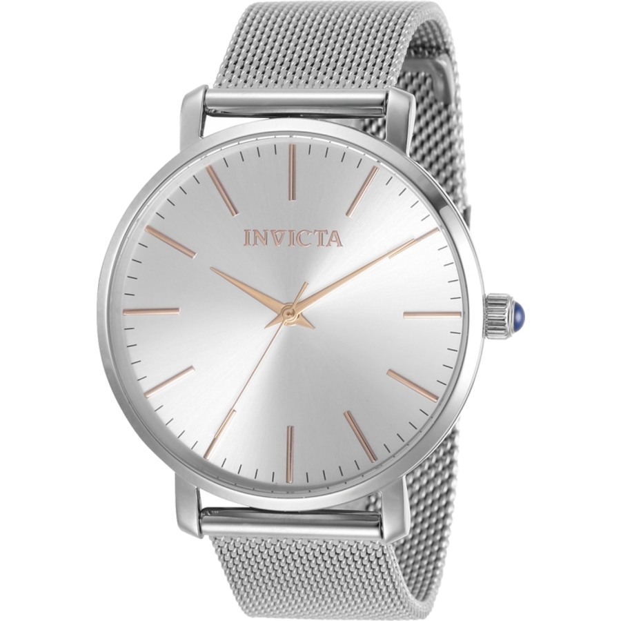 Invicta Angel Quartz Silver Dial Stainless Steel Ladies Watch 31068 47$