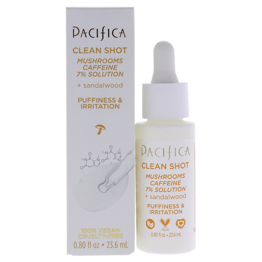 Pacifica Unisex Clean Shot Mushrooms and Caffeine 7 Percent Serum 0.8 oz Skin Care 687735304650