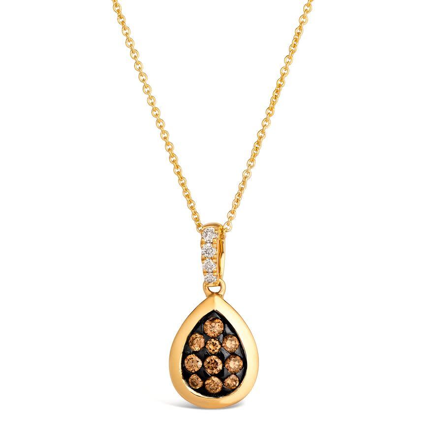 Le Vian Ladies Mini Setting Necklaces set in 14K Honey Gold 1075$