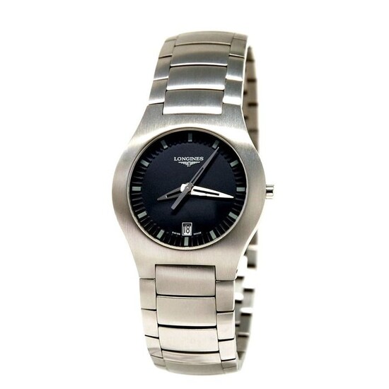 Longines Oposition Quartz Black Dial Ladies Watch L35054526 539$