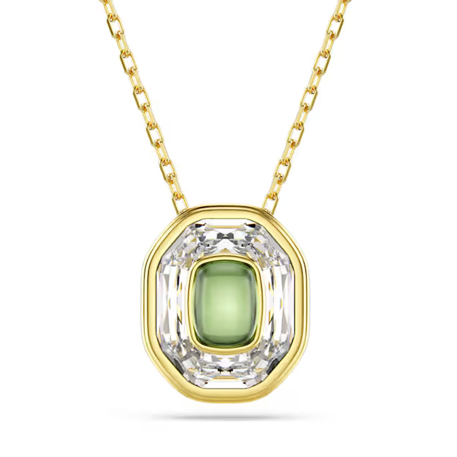 Swarovski Chroma Octagon Cut Crystal Pendant Necklace 93$