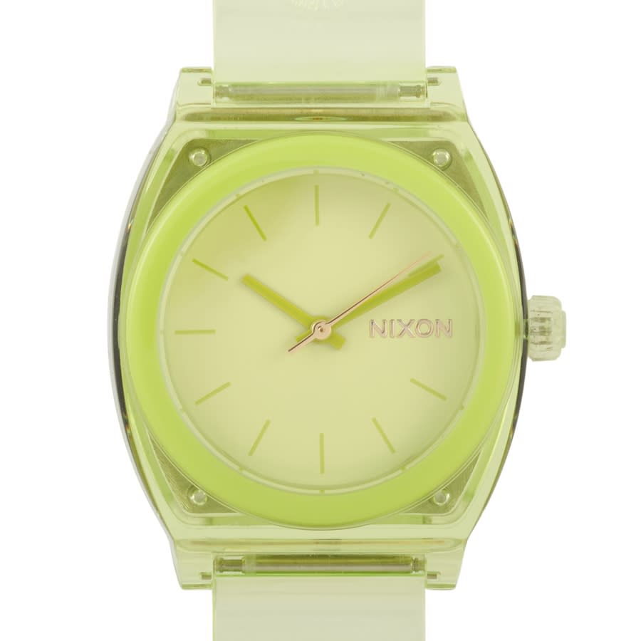 Nixon Time Teller P Quartz Lime Dial Ladies Watch A1215-536-00 60$