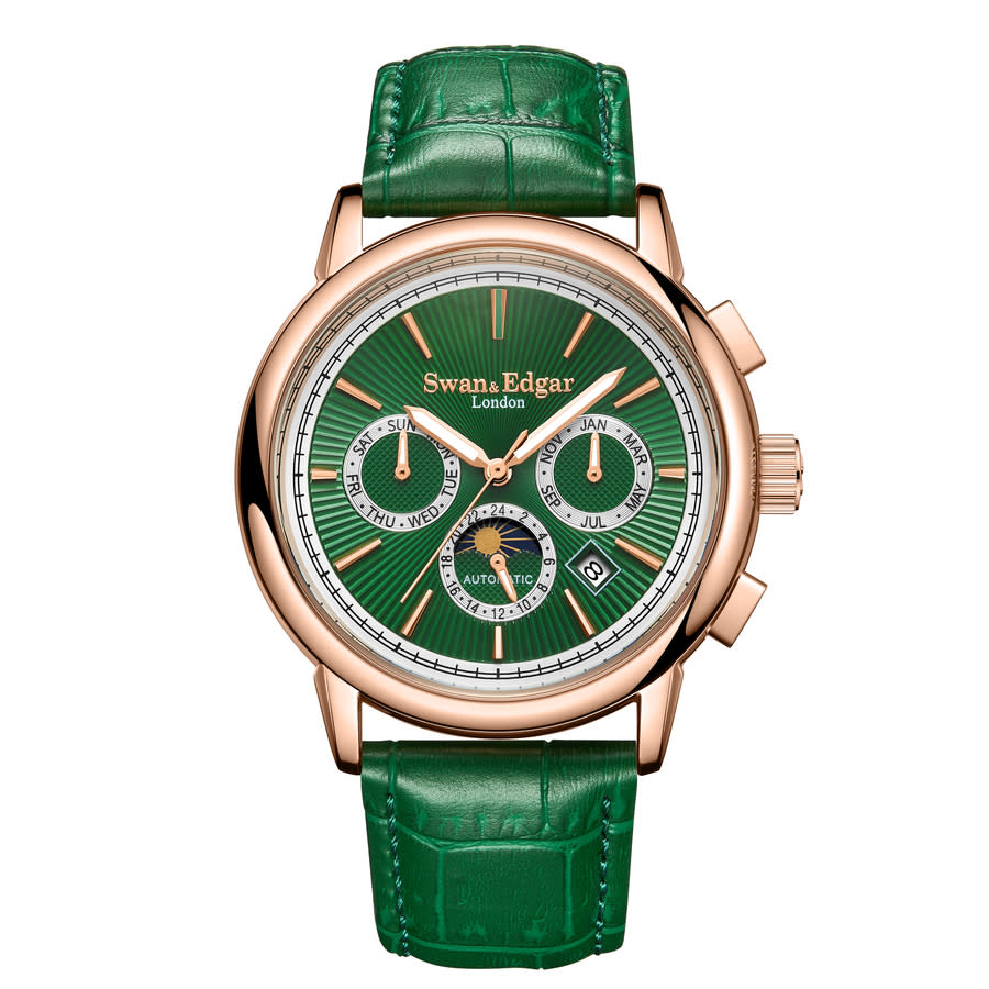 Swan & Edgar Opulent Automatic Green Dial Mens Watch SE0030