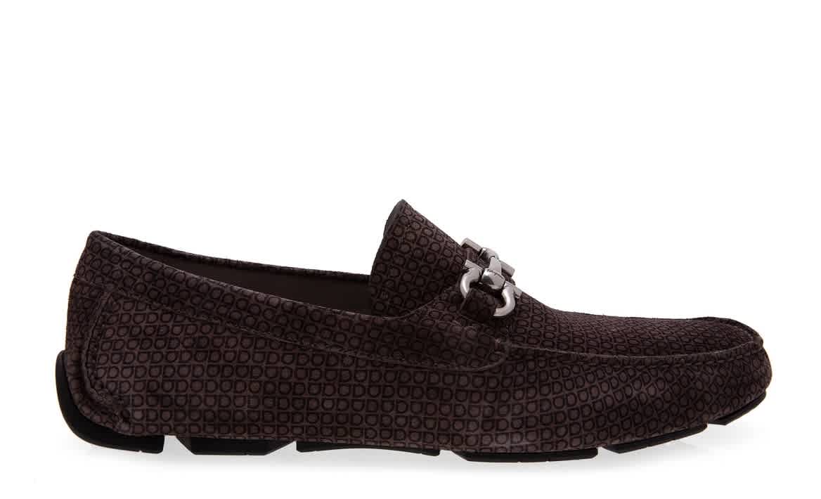 gancini driver moccasin suede