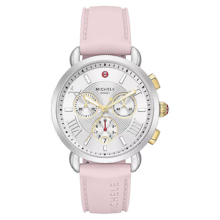 Michele Sport Sail Chronograph Quartz White Dial Ladies Watch MWW01P000023
