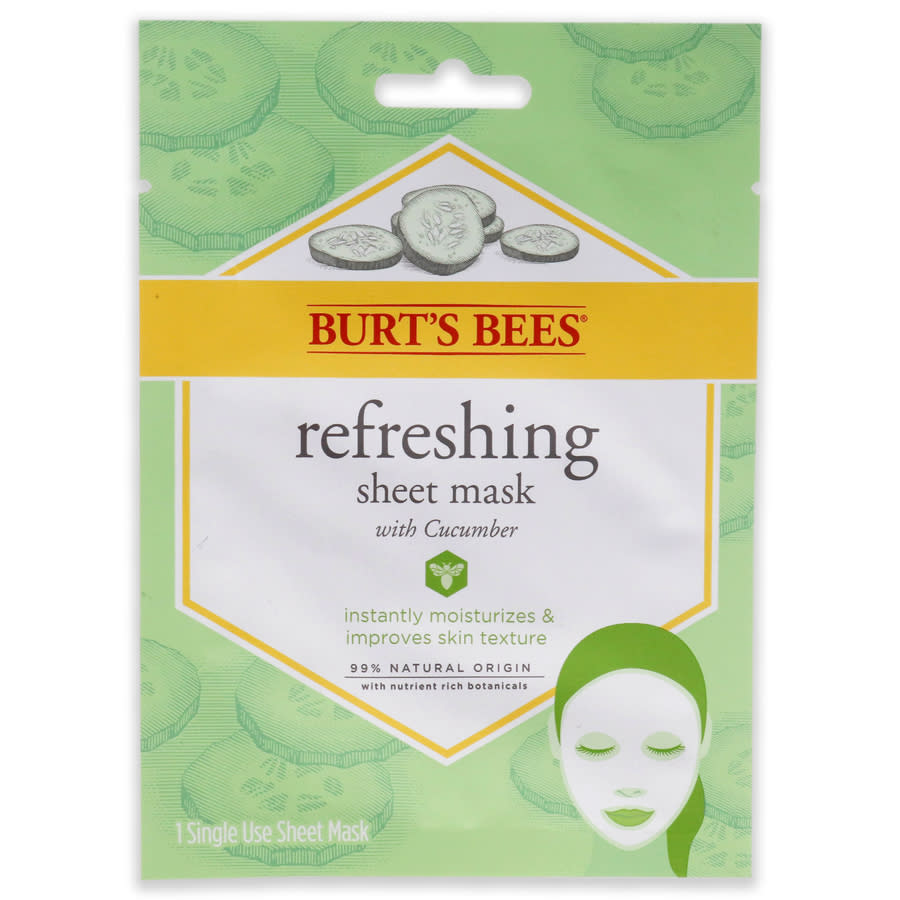 Burts Bees Refreshing Sheet Mask Cucumber Skin Care 792850910720 10$