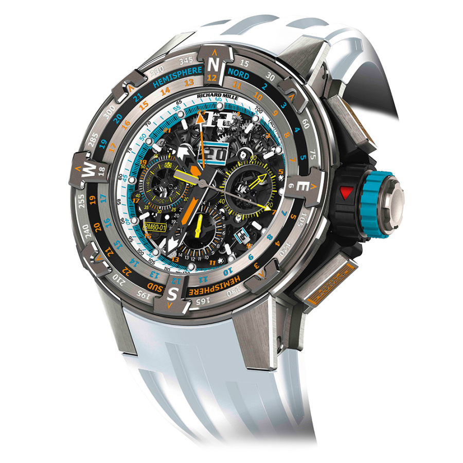 Richard Mille Les Voiles de St Barth Chronograph Automatic Mens Watch RM 60-01 St Barth