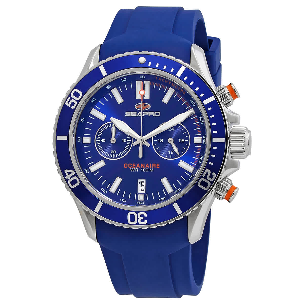 Seapro Thrash Chronograph Quartz Blue Dial Mens Watch SP0332 424$