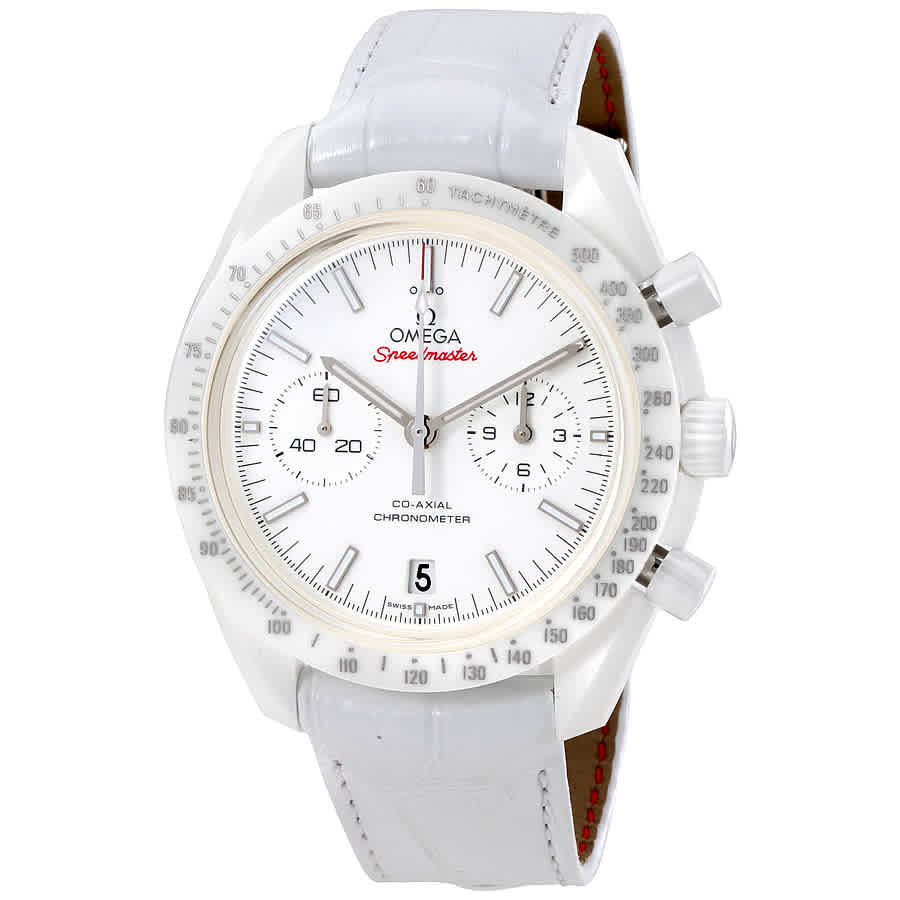 Omega Speedmaster Moonwatch White Side of the Moon Mens Watch 31193445104002 10950$