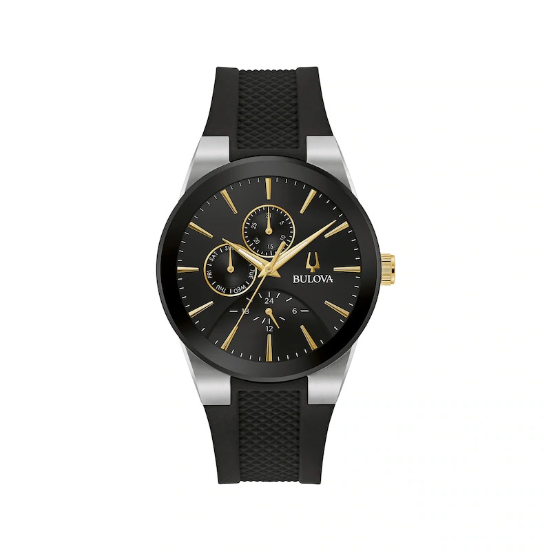 Bulova - Bulova Modern Millenia Chronograph Quartz Black Dial Men