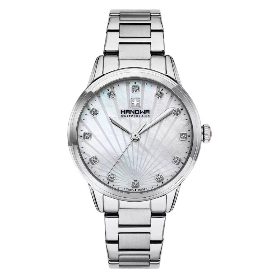 Hanowa Canova Quartz White Mother of Pearl Dial Ladies Watch HAWLG0002004