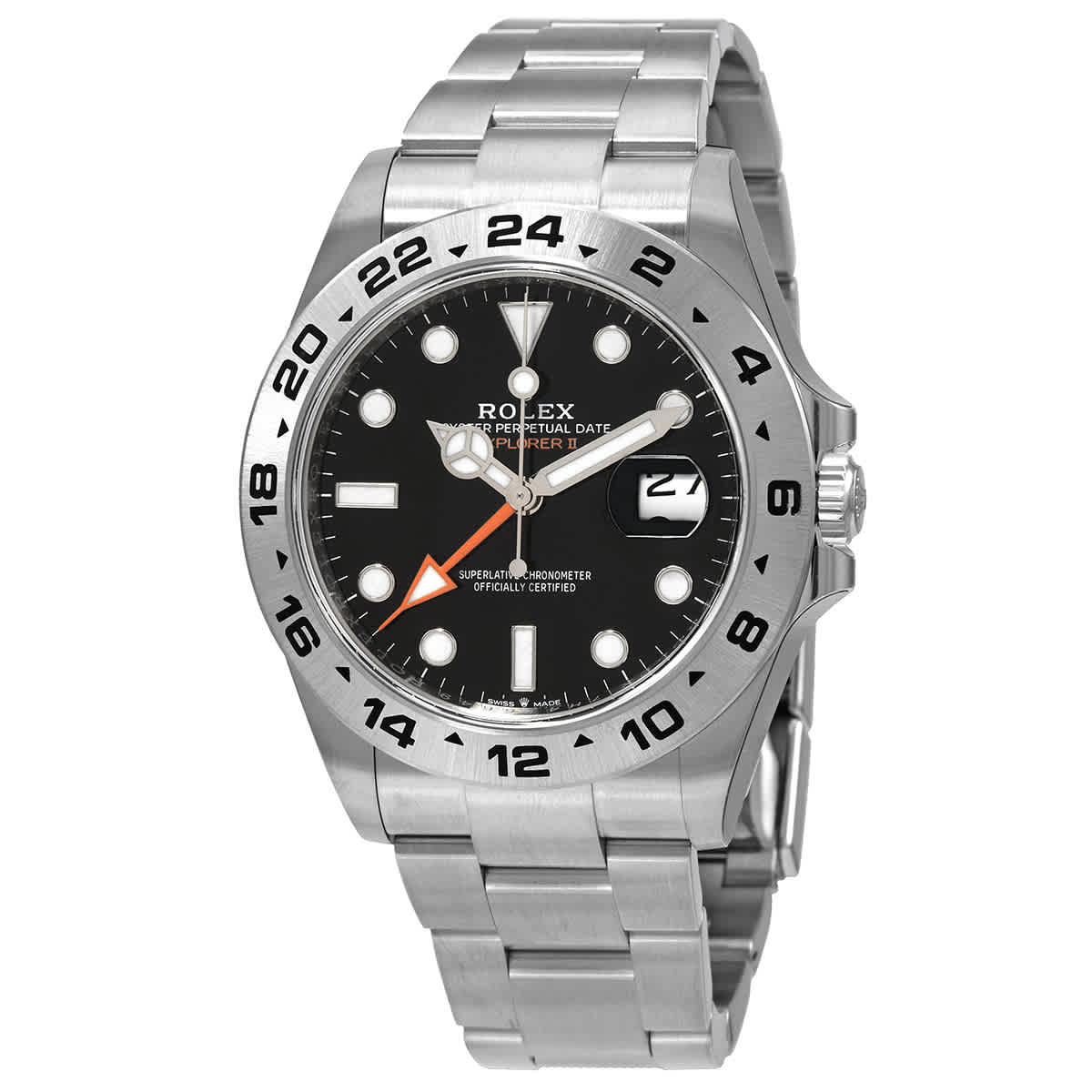 Rolex Explorer II Automatic Chronometer Black Dial Mens Watch 226570BKSO