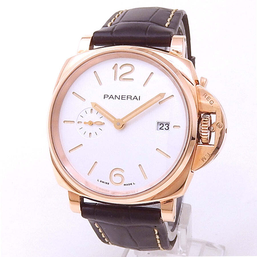 Pre-owned Panerai Luminor Due White Dial Mens Watch PAM01336 15341$