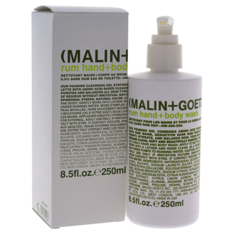Malin Goetz Rum Hand and Body Wash 85 oz Bath Body 891211000077 24$