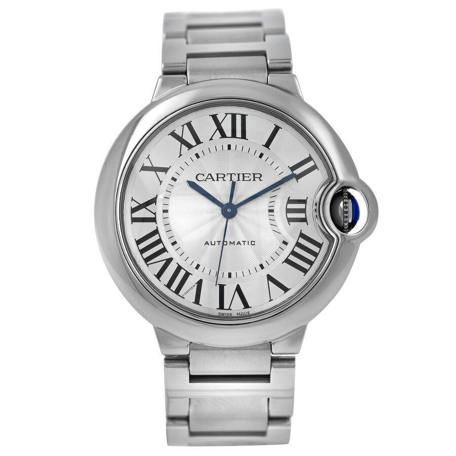 Preowned Cartier Ballon Bleu De Cartier Silver Opaline Dial Unisex Watch W6920046