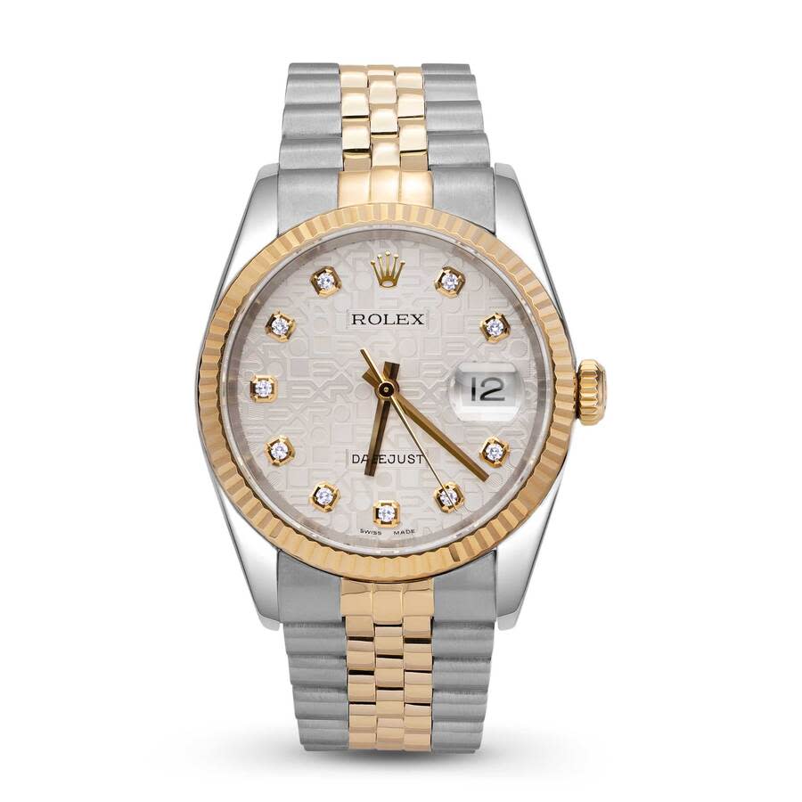 Preowned Rolex Datejust Automatic Chronometer Diamond Unisex Watch 116233