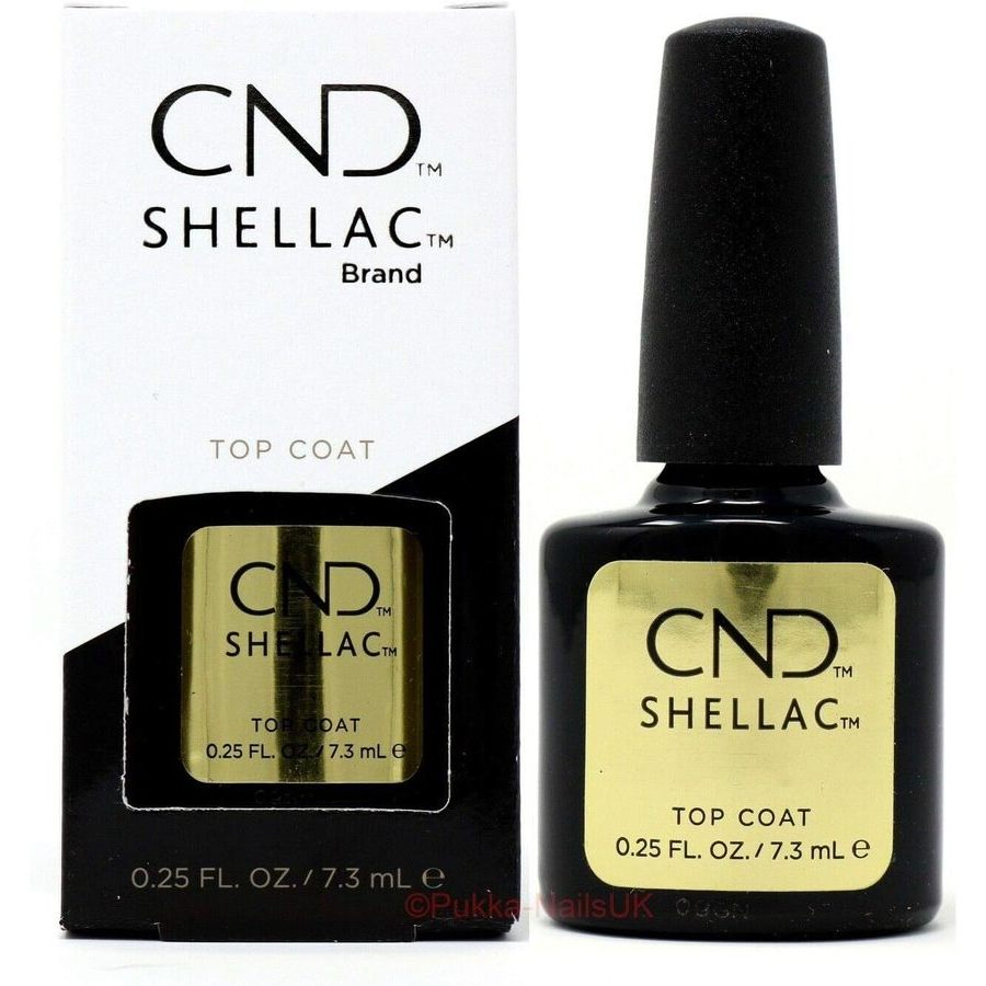 CND Shellac Original Top Coat 0.25 oz Nails 639370404011