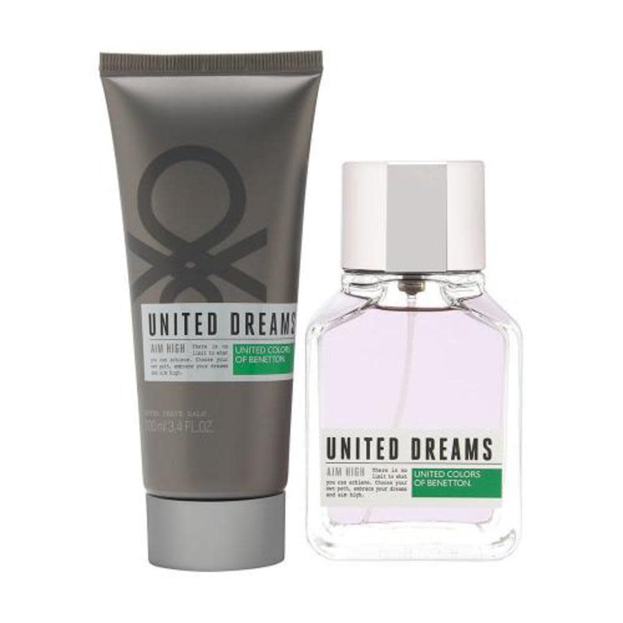 Benetton Mens United Dreams Aim High Gift Set Fragrances 8433982012372 23$