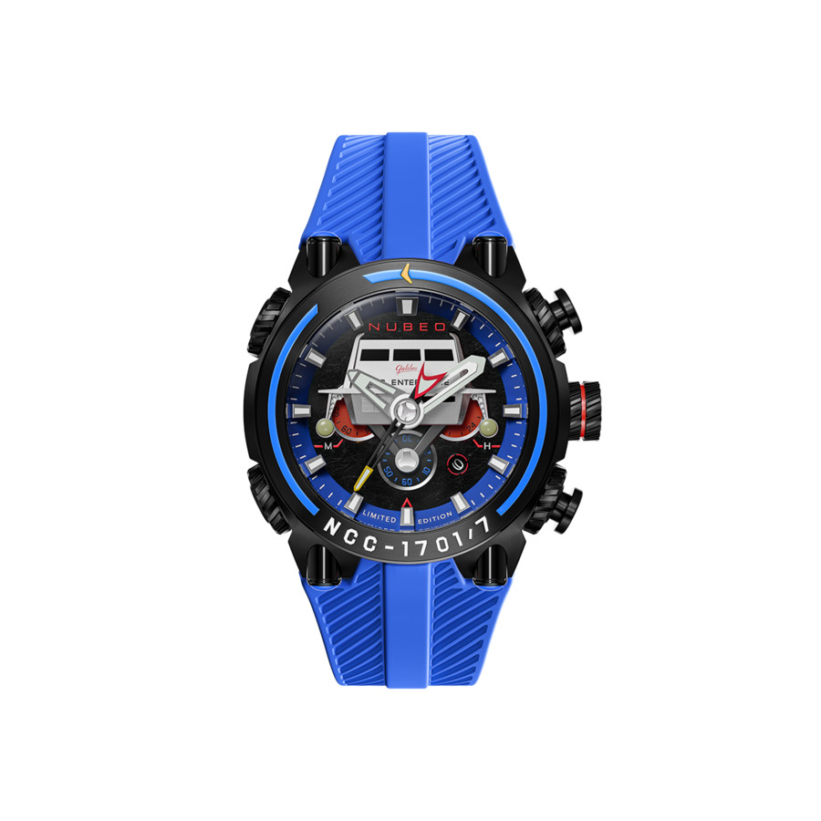Nubeo Deimos Chronograph Blue Dial Mens Watch NB-6118-03 259$