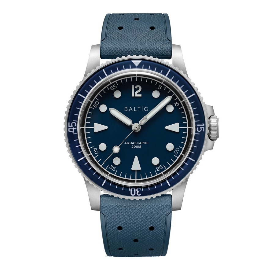 Baltic Aquascaphe Mk2 Automatic Blue Dial Mens Watch AQUAMK2BLUE